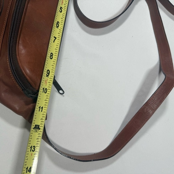 Oroton Brown Leather Men's Bag VTG - Picture 10 of 11